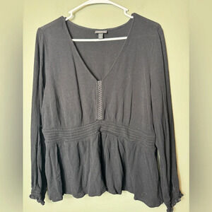 Torrid Women’s Black‎ Long Sleeve Top Size 19/20 Torrid Size 2